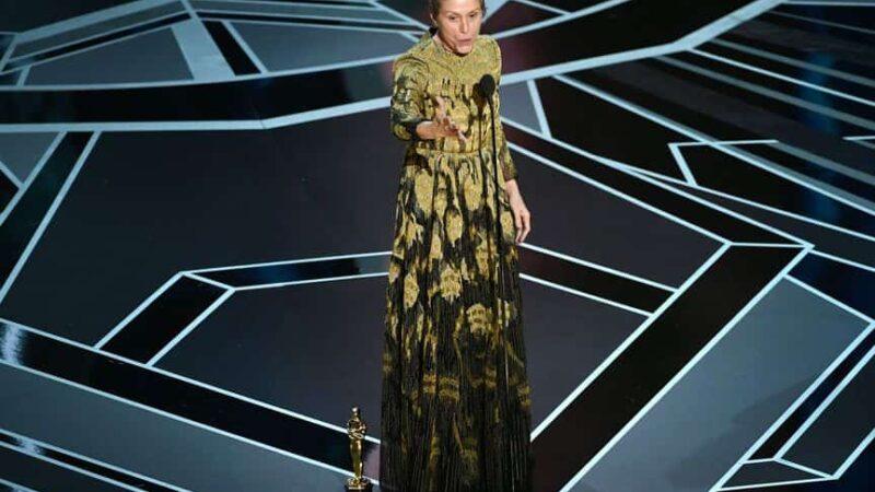 ¿Qué es la «cláusula de inclusión» que Frances McDormand pidió al terminar su discurso en los Oscar?