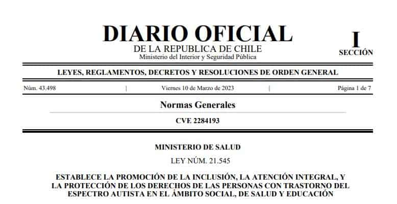 Es oficial: entra en vigencia la nueva Ley de Autismo