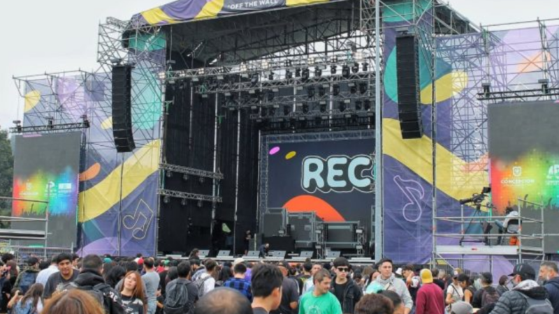 Fotografía del escenario del festival REC