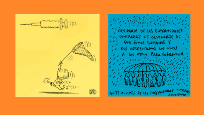 «Note-olvides»: la campaña que convirtió post it en arte para concientizar sobre enfermedades olvidadas