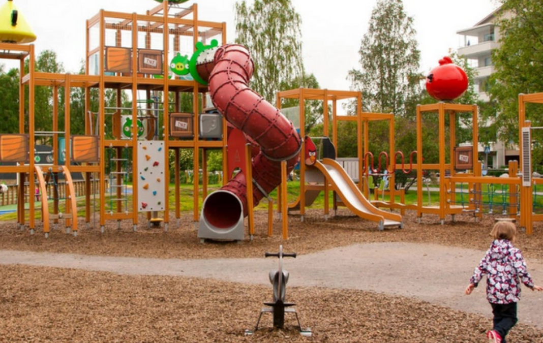 parque infantil en Finlandia