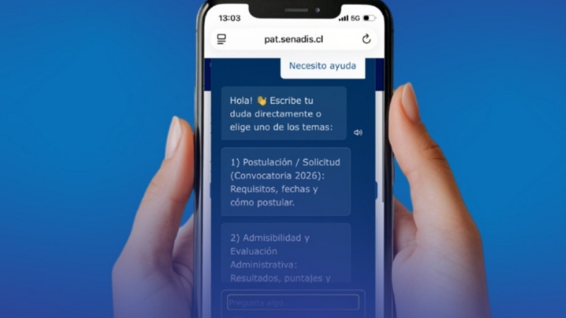 Asistente virtual Senadis