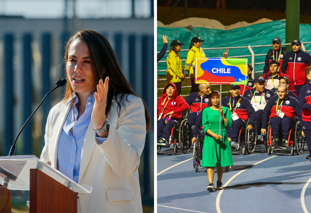 Ministra Ducó | Deportistas paralímpicos chilenos