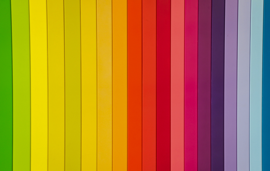 Franjas verticales de distintos colores