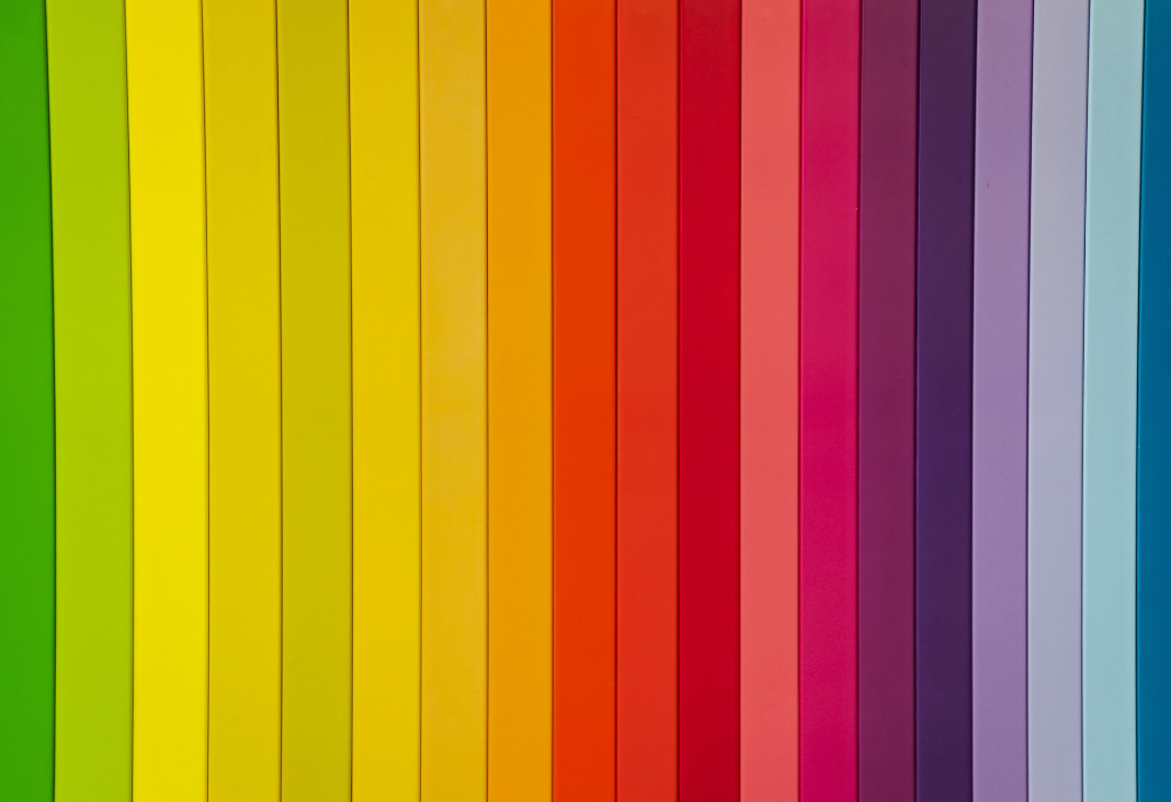 Franjas verticales de distintos colores