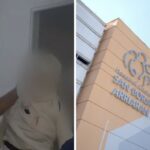 Hombre siento maltratado, fachada hospital san borja