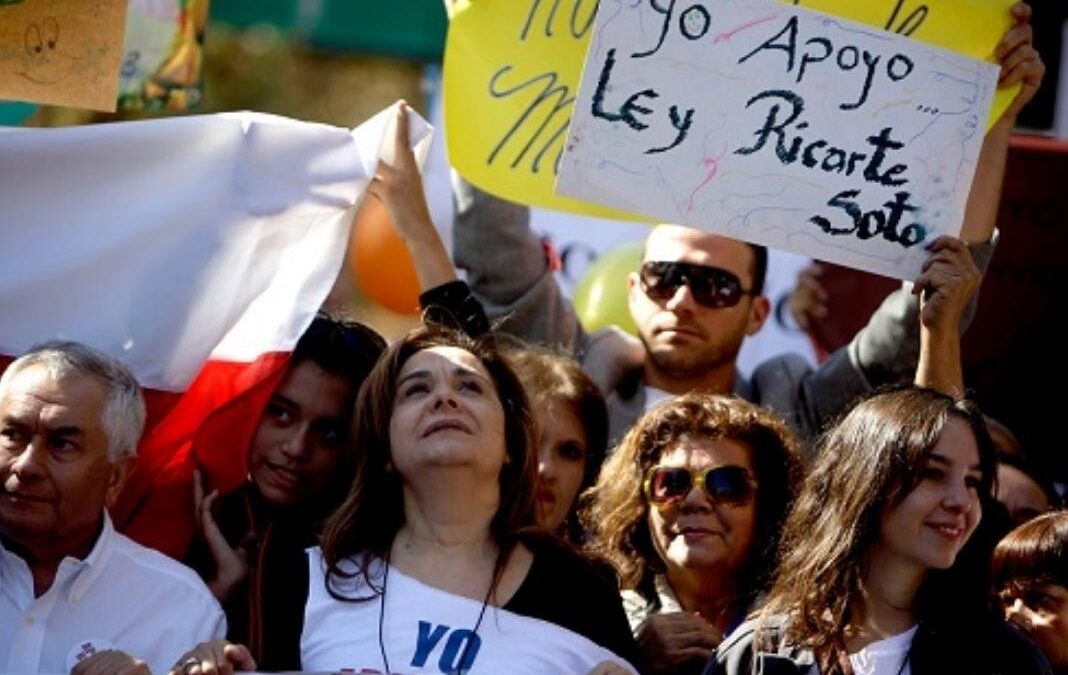 diversas personas marcha ley ricarte soto