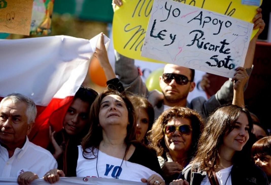 diversas personas marcha ley ricarte soto